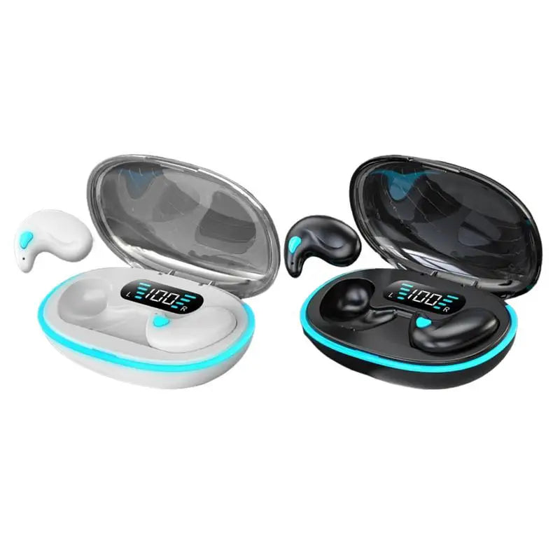 Bone Conduction Wireless in-Ear Headphones Rechargeable Wireless Headphones in-Ear Earbuds Side Sleeper Sleep Earbuds Clear Call