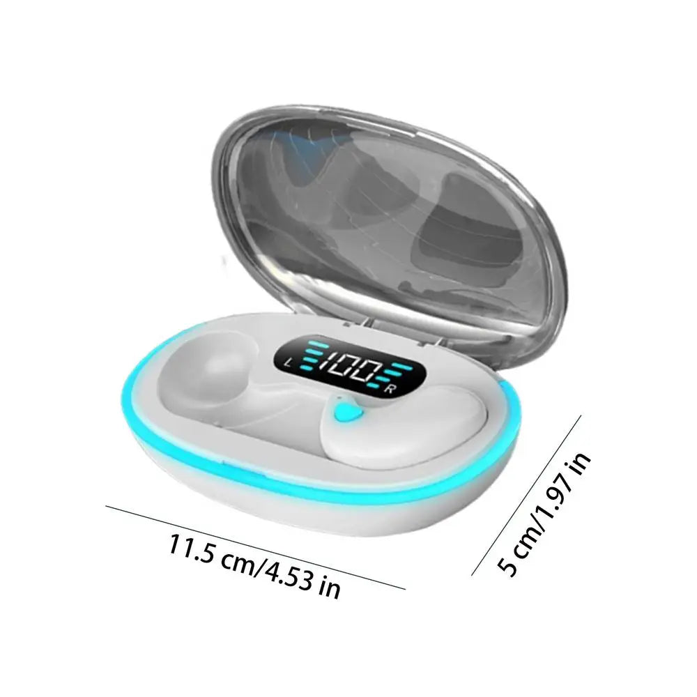 Bone Conduction Wireless in-Ear Headphones Rechargeable Wireless Headphones in-Ear Earbuds Side Sleeper Sleep Earbuds Clear Call